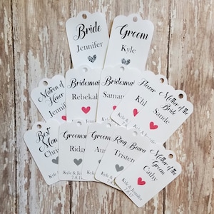 Bridal Party Hanger Tag, Bridal Party Tag, Bridesmaids, Groomsman, Bridal Party Gift Tag, Thank You Tag, Wedding Party Tag, Hanger Tag (012)