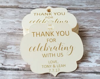 wedding tags etsy