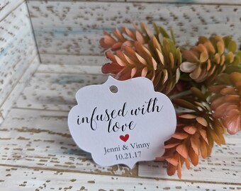 Infused with love, Olive Oil Party Favor, Bridal Shower, Wedding Shower, Baby Shower, Wedding Favor, party favor (188)