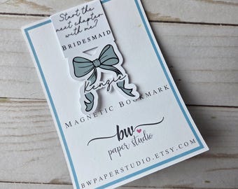 I can't say I do without you Start the next chapter with me | Bridesmaid | Maid of Honor | Proposal | Bridal Party Bookmark | Magnetic (008)