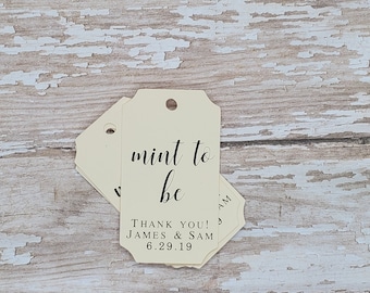 Mint to Be - Anhänger für Hochzeit, Mint to Be, Brautparty Anhänger, Mint to Be, Brautparty Anhänger, Mint Party Geschenk, Brautparty Anhänger (376)