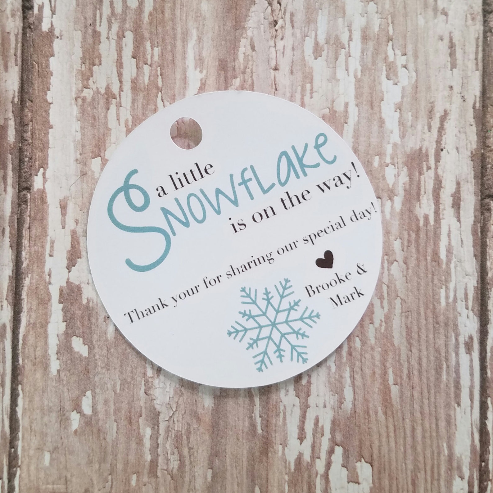 Tortenaufsatz 'A Little Snowflake Is On The Way' - Winter-Babyparty-Dekoration, Rosa Glitzer
