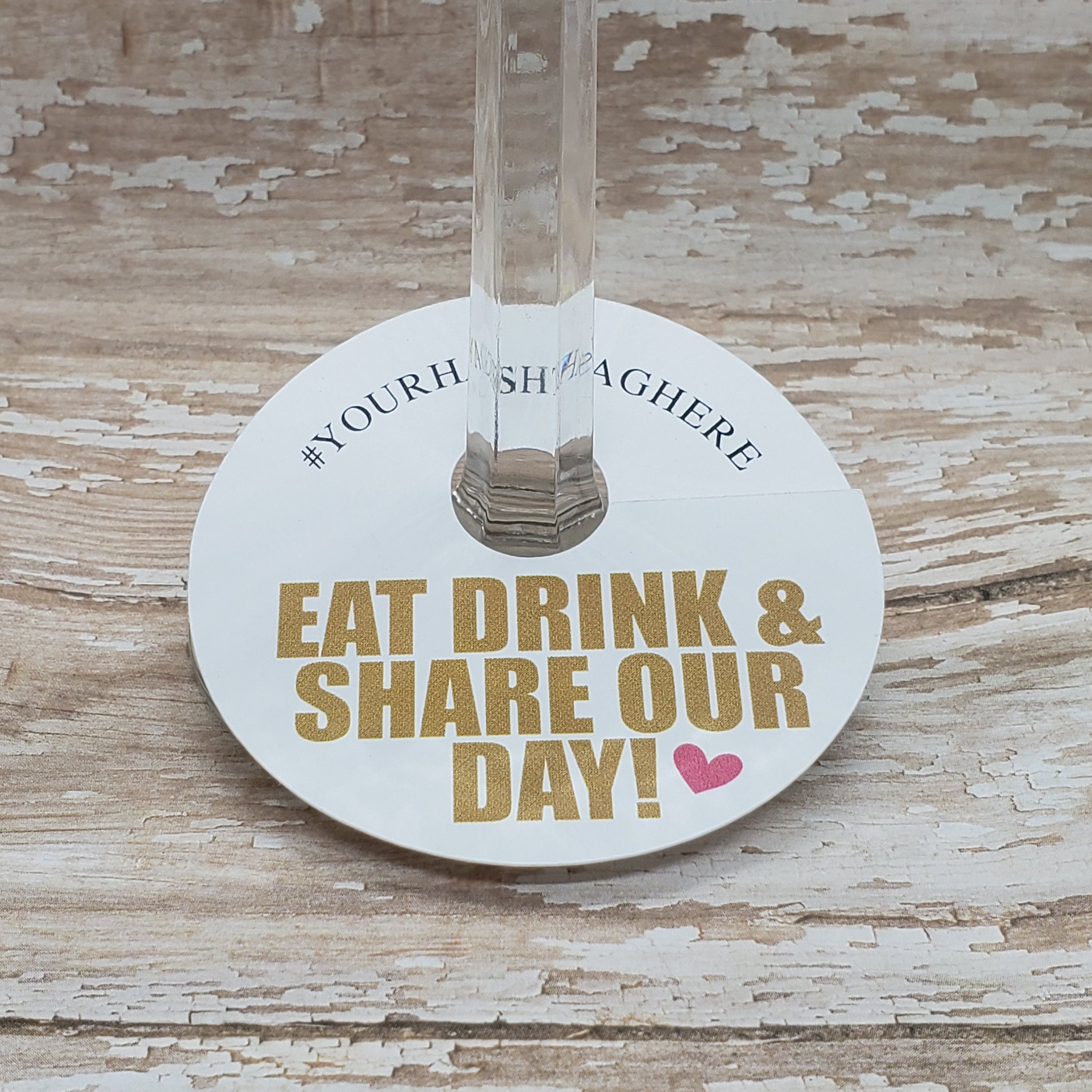 Hashtag Wine Glass Tags Hashtag Wine Glass Tags
