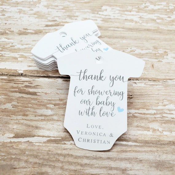 Etsy baby shower best sale tags