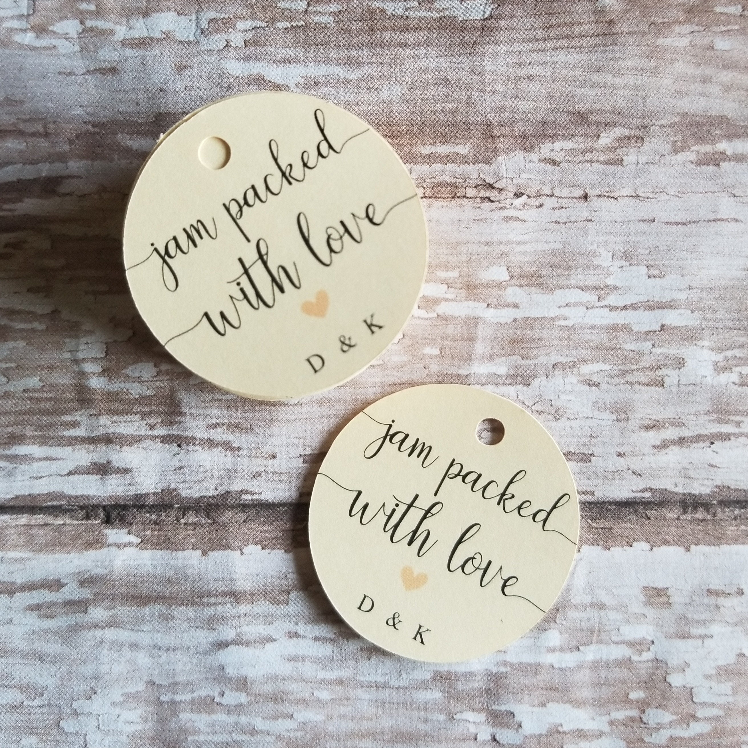 Jam Packed with Love jam tag thank you tag jam home made | Etsy