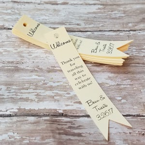 Hochzeitsanhänger, Hotel Welcome Tag, Hotel Welcome Bag, Location Wedding, Welcome Tag, Thank You Tag, Travel, Vacation Wedding (146)