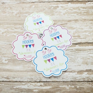 Sip sip hooray its Valentines Day, Valentines Day Tag, Silly straw tag, Party Favor, Birthday tag, straw tag, thank you tag (V14)