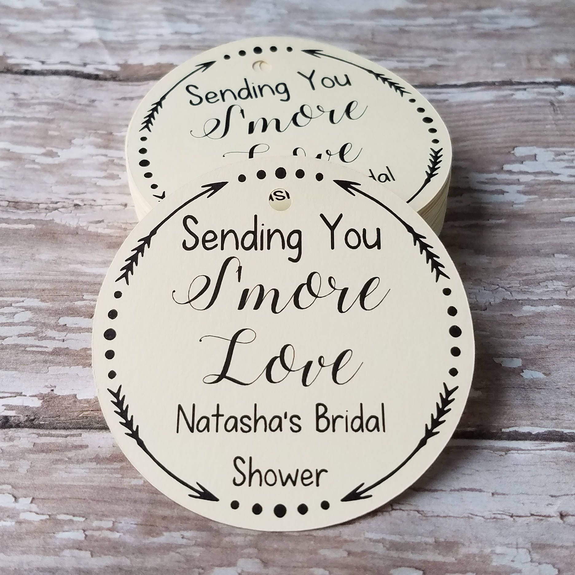 Smore Love Tag 2.5 Tag Business Tag Baked Goods Tag | Etsy