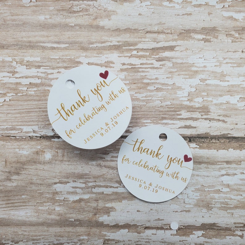 Darling Souvenir Nombres Personalizados Thank You For Celebrating With Us Etiquetas Colgantes Personalizada De La Fiesta Etiquetas-menta Verde-100 Etiquetas