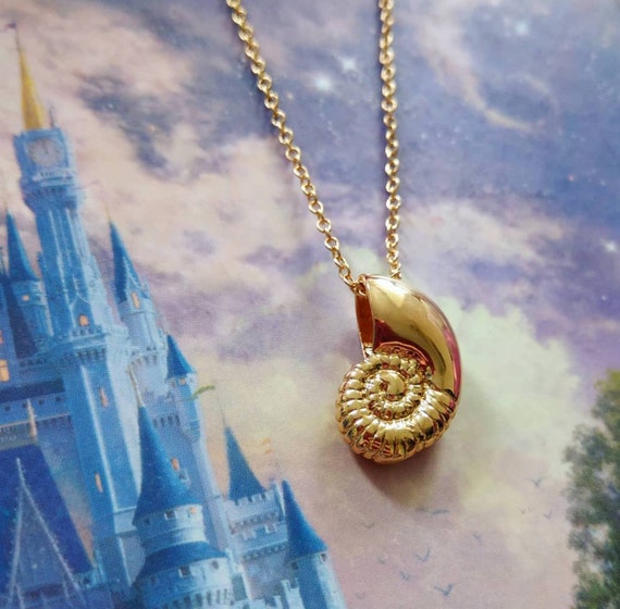 Seashell Little Mermaid Necklace Singing Shell Ariel Voice Shell 2025