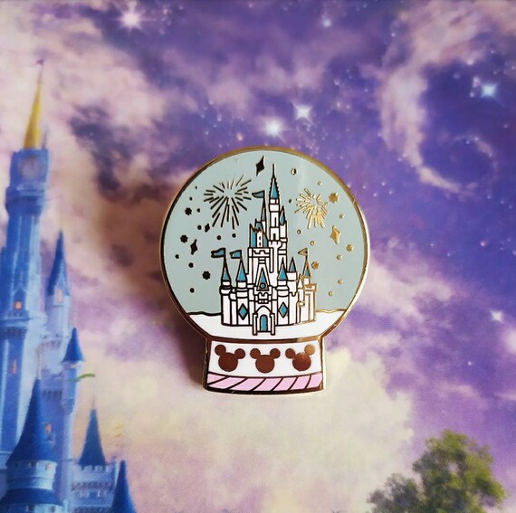 disney princess castle snow globe
