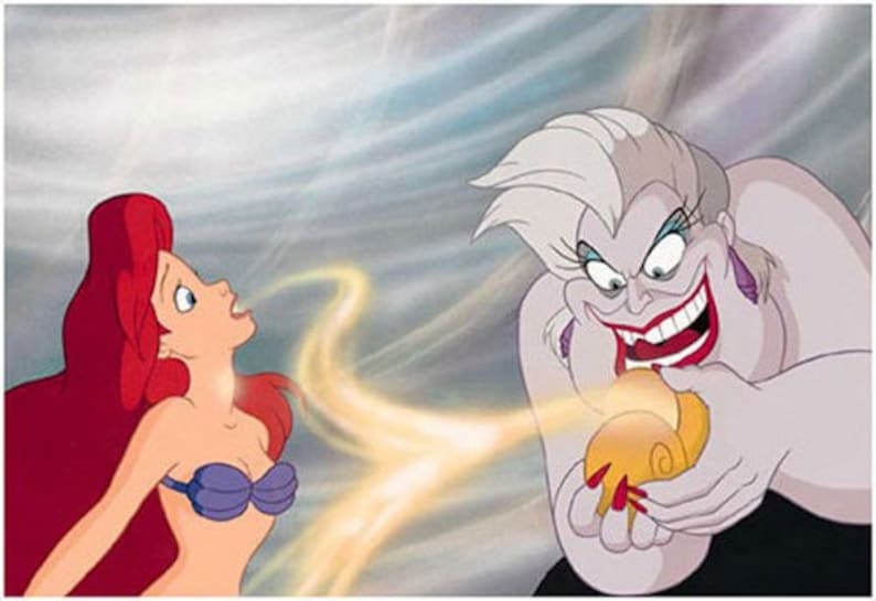 Ariel Voice Ursula Mermaid The Little Mermaid Disney inspired Etsy