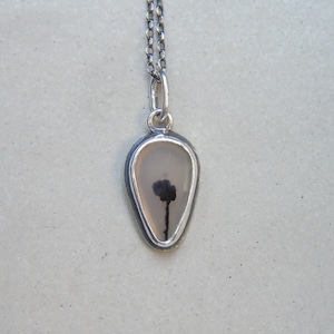 Custom Dendritic Agate Pendant, Scenic Agate Necklace, OOAK