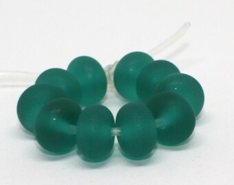 40pcs 10mm Lotus Pod Shape Lampwork Glass Beads - Loose Beads For Jewelry Making & Crafts