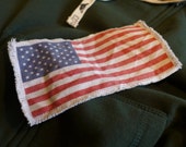 6 quot or 12 quot Retro Vintage American Flag Patch - Make new clothes look vintage or breath new life into old clothing.