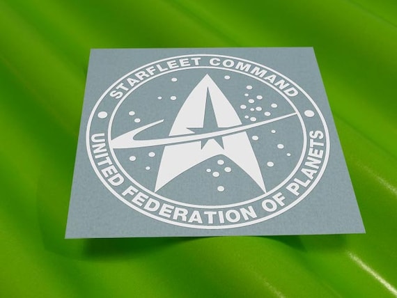 Starfleet Command Star Trek Federation Vinyl Transfer Decal | Etsy Canada