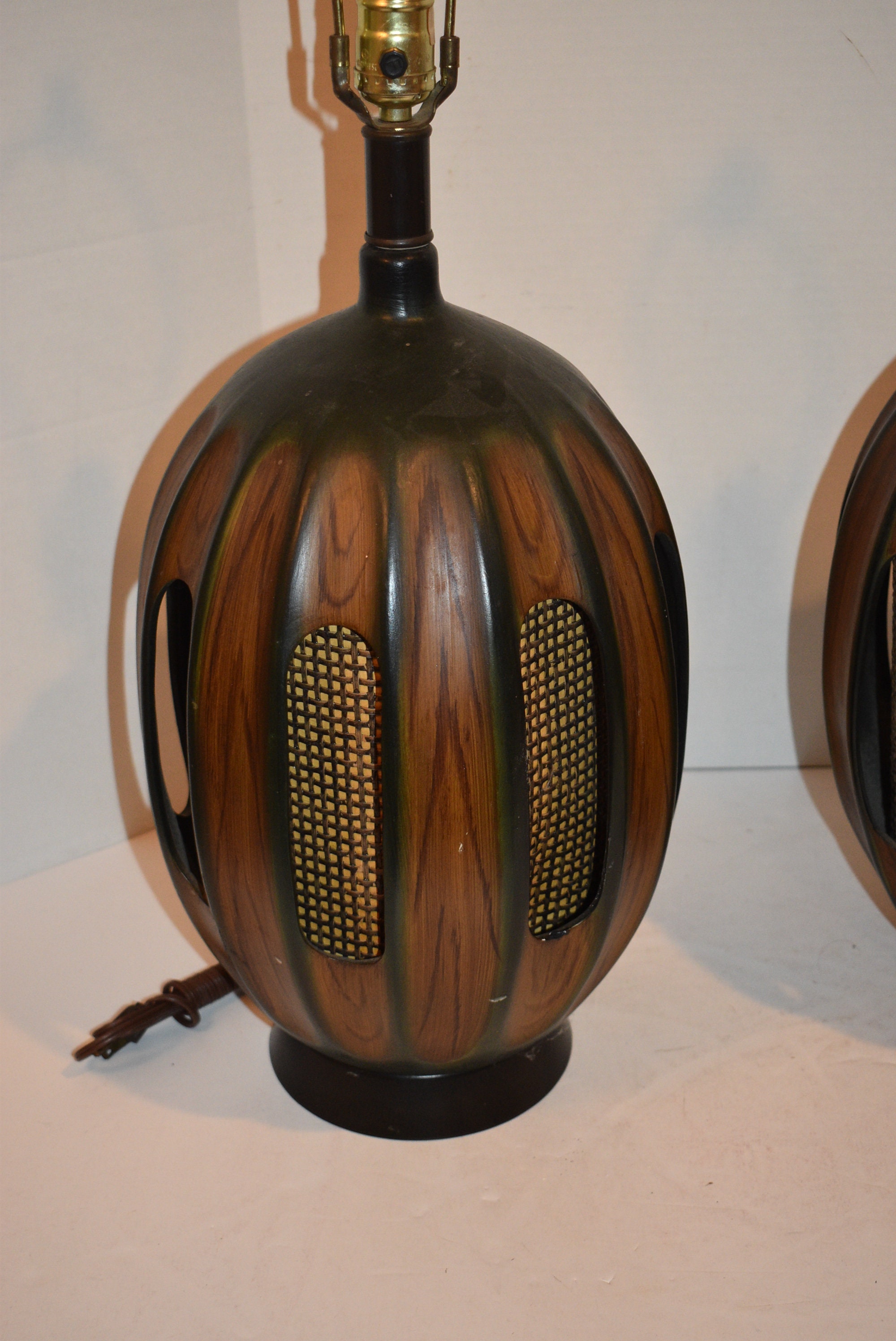 Vintage Pair Mid-century Modern Table Lamps - Etsy