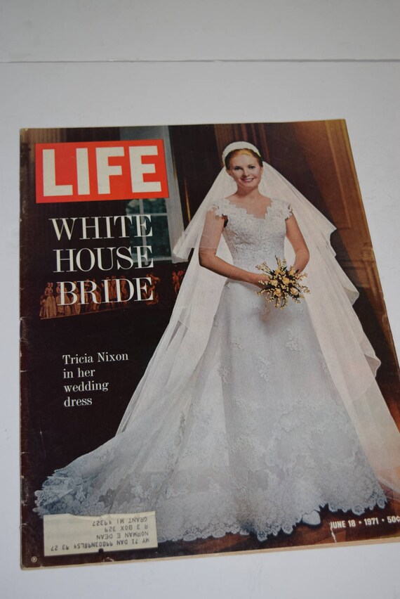 Vintage June 18 1971 Life Magazine Tricia Nixon Etsy