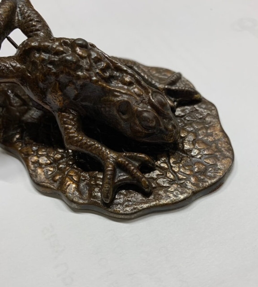 Rare Antique Victorian Cast Brass Leaping Frog Paper Clip Etsy