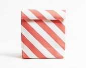 Kamibukuro/Stripe-Vermillion/Papiertüte Form Mehrzweck Tasche, waren Reiseveranstalter
