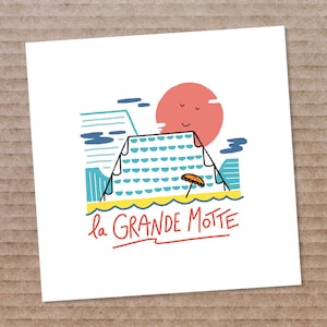 Postal de La Grande Motte