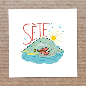 Sète postcard