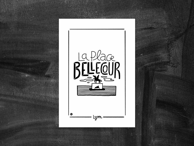 Place Bellecour Lyon Mini poster image 3