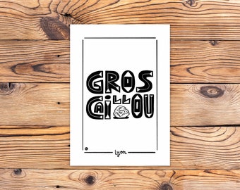 Gros Caillou of the Croix Rousse - Lyon - Mini poster