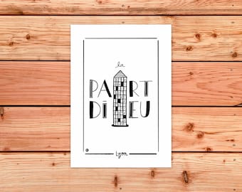 La Part Dieu - Lyon - Mini affiche