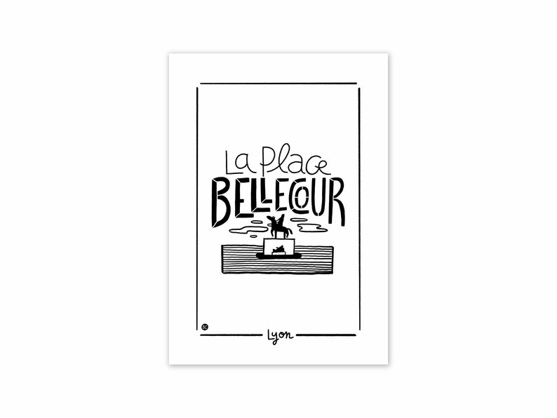 Place Bellecour Lyon Mini poster image 2