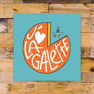 Carte postale - Galette des rois