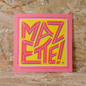 Carte postale - Mazette !