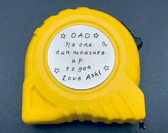 Personalized Tape / Dad No One Measures Up To You / Tape Measure / Gift for Dad / Custom Measuring Tape / Dad Birthday Gift / Father's Day