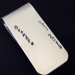 Money Clip, Groomsmen gifts,Personalized metal Money Clip,Custom Money Clip,Money Clip, father gifts, money, saving, clip, anniversary gifts