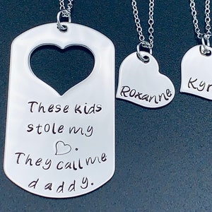 Personalized Father&#39;s Gift Father’s Day gift Daddy Daughter Set Daddy&#39;s Girl...Stole my Heart Gift for Dad Father&#39;s Day Gift Christmas Gift