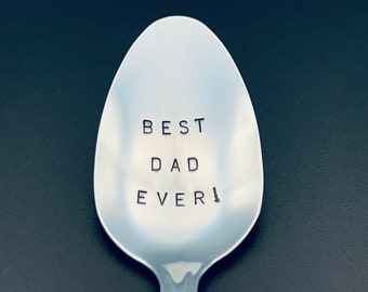 Best Dad Ever Löffel -Vatertagsgeschenk -Weihnachtsgeschenk für den besten Freund, Geschenk für den Freund, Geschenk für Opa, Eislöffel