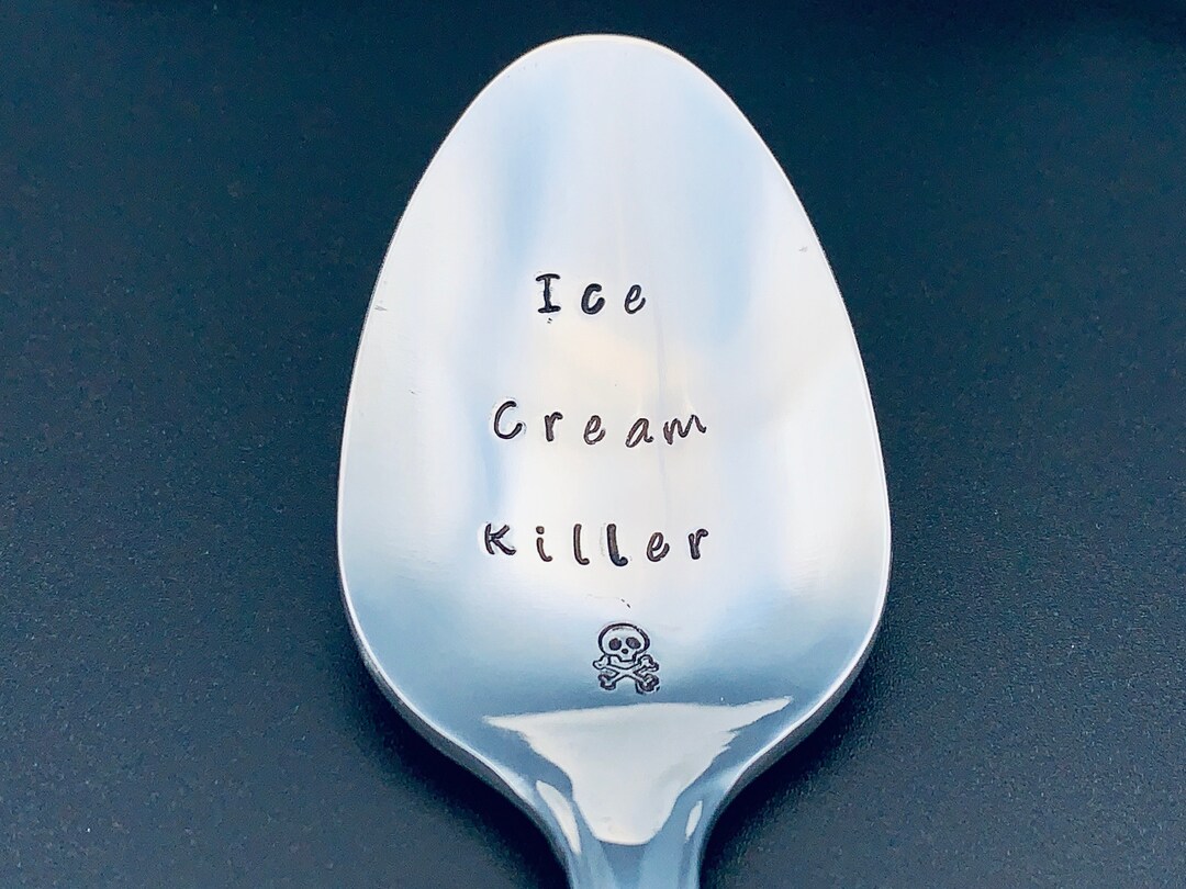 Ice Cream Killer Spoon / CUSTOM Ice Cream Spoonhand Etsy