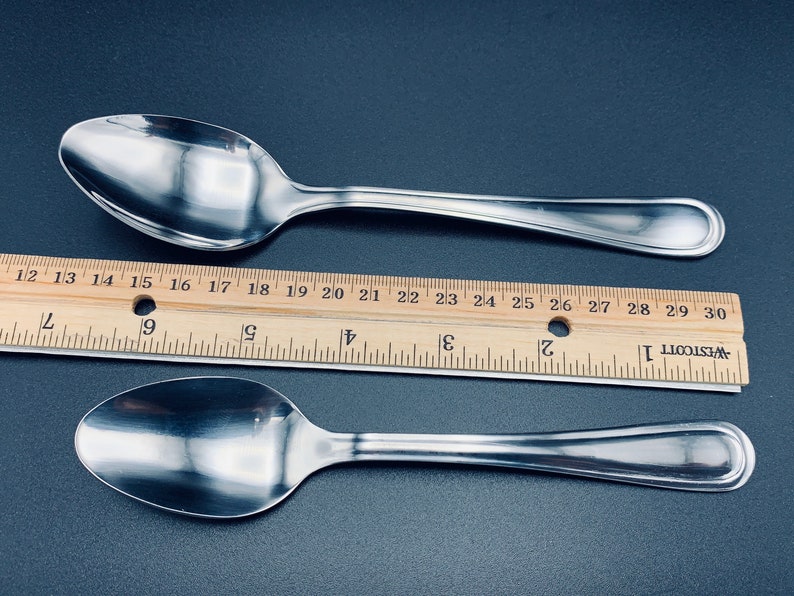 Hand-Stamped Stainless Steel Ice Cream Spoon