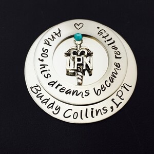 Personalized Pin for RN / Nurses / Nursing Student /  Nursing Pinning Ceremony / RN Nurse pin / Rn Pin / Nursing Graduate #812