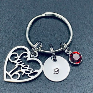 Personnalisé Sweet 16 Keychain/Sweet 16 Keychain/gift for Sweet 16/ Gift for Teenager,/16th Birthday Gift/ Hand Stamped/ Charm Keychain/bday