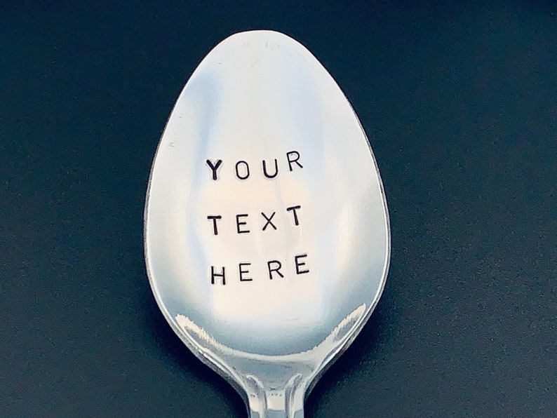 personalized spoon / Customized/ Best Seller on Etsy / Design your Own / Christmas gift/ Engraved Spoon / Fun Gift Idea under 20/unique gift image 1