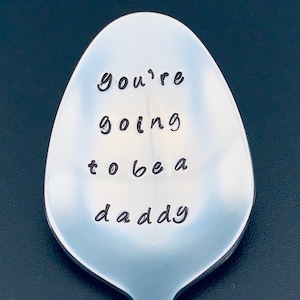 du wirst ein Papa sein / wir sind schwanger / Schwangerschaft Ankündigung Löffel / Going To Have A Baby / You&#39;re Going To Be Großeltern / Überraschung