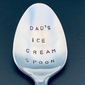 Dad's Ice Cream Spoon Gift for Christmas Christmas Gift-Gift for Best Friend, Gift for Boyfriend, Gift for Grandpa, Ice cream spoon image 7