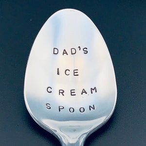 Dad's Ice Cream Spoon Gift for Christmas Christmas Gift-Gift for Best Friend, Gift for Boyfriend, Gift for Grandpa, Ice cream spoon image 3