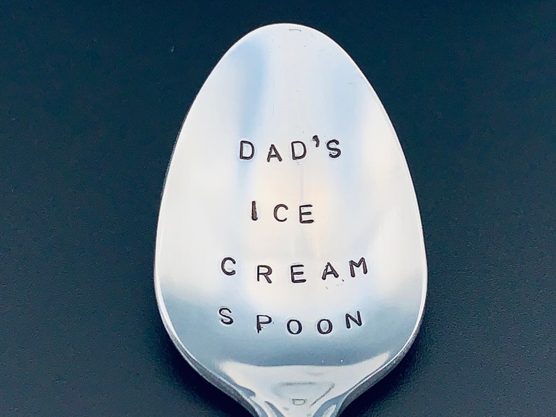 Dad's Ice Cream Spoon Gift for Christmas Christmas Gift-Gift for Best Friend, Gift for Boyfriend, Gift for Grandpa, Ice cream spoon image 5