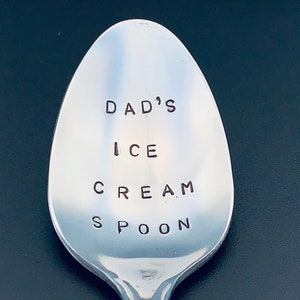 Dad's Ice Cream Spoon Gift for Christmas Christmas Gift-Gift for Best Friend, Gift for Boyfriend, Gift for Grandpa, Ice cream spoon image 9