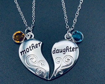 Mother Daughter Necklaces Mother 
