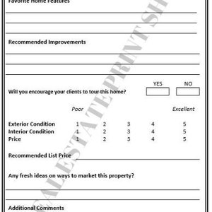 Broker&#39;s Open Feedback Form- Keller WIlliams