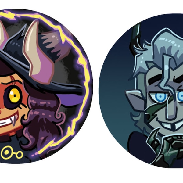 Owl House Character Buttons