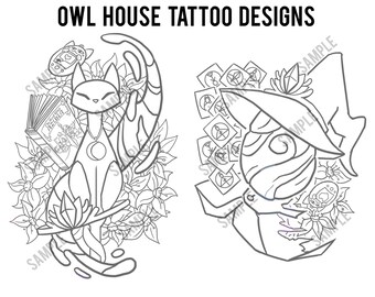 Let my friend draw owl house on me  The Owl House ENG Amino